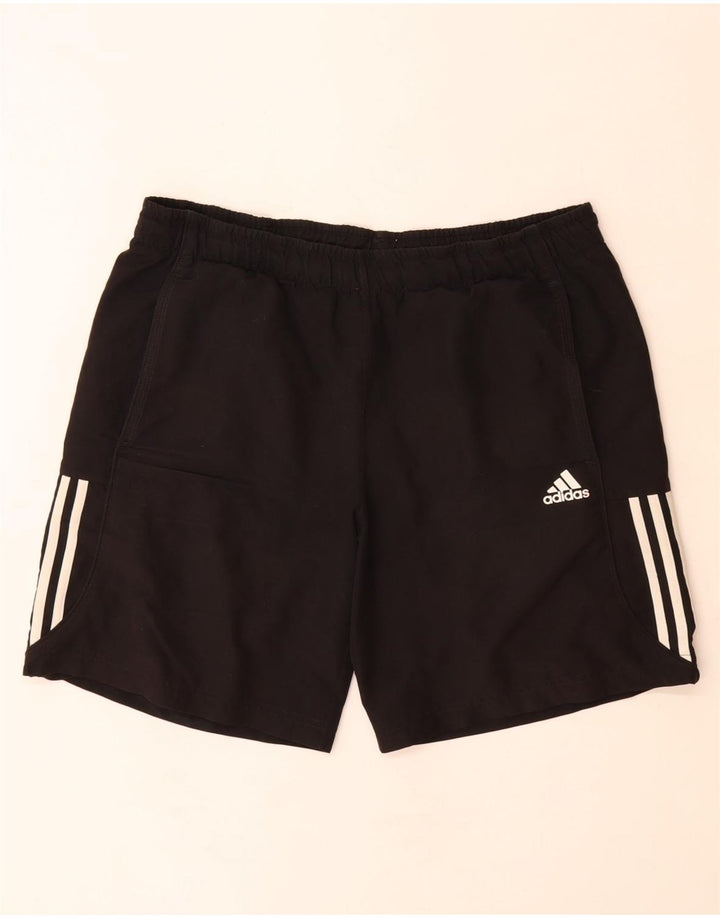 Adidas Mens Climalite Sport Shorts Medio Negro Poliéster