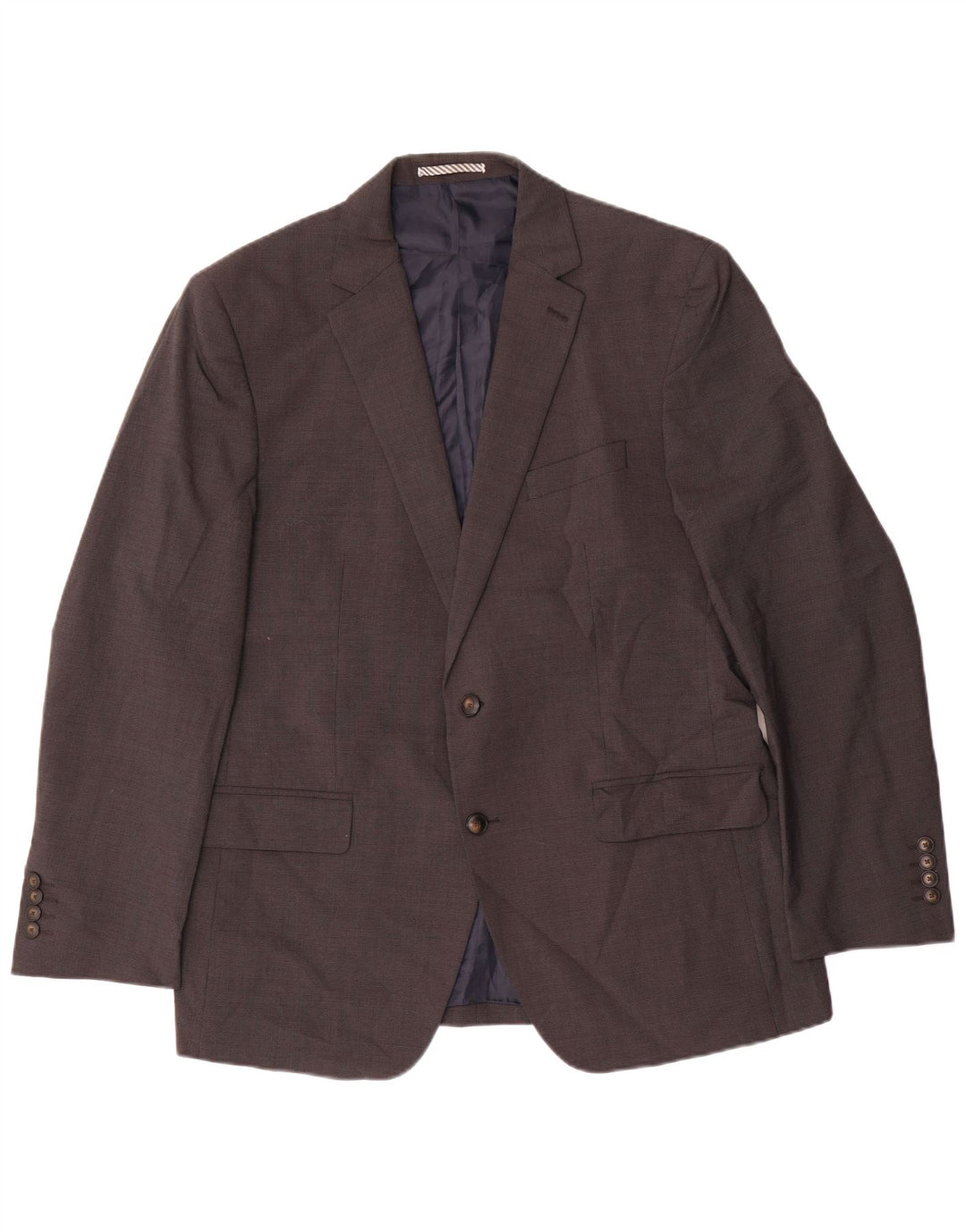 MARKS & SPENCER Chaqueta tipo blazer de corte regular con 2 botones para hombre UK 42 XL Marrón