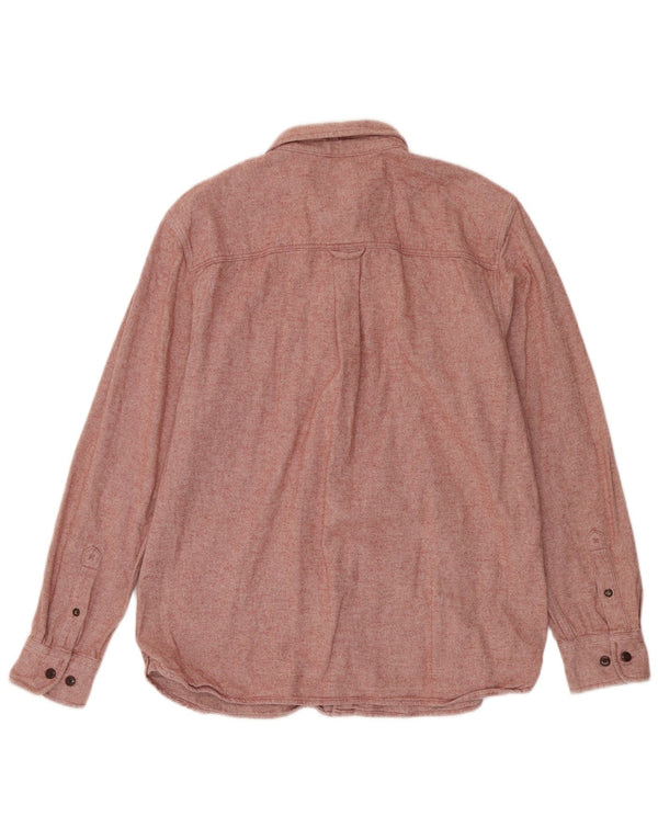 Camisa de franela para hombre de Fat Face Grande de algodón rosa