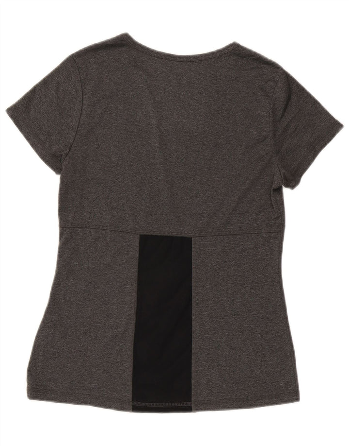 Fila Camiseta para mujer Top UK 8 Small Gris Colorblock Poliéster