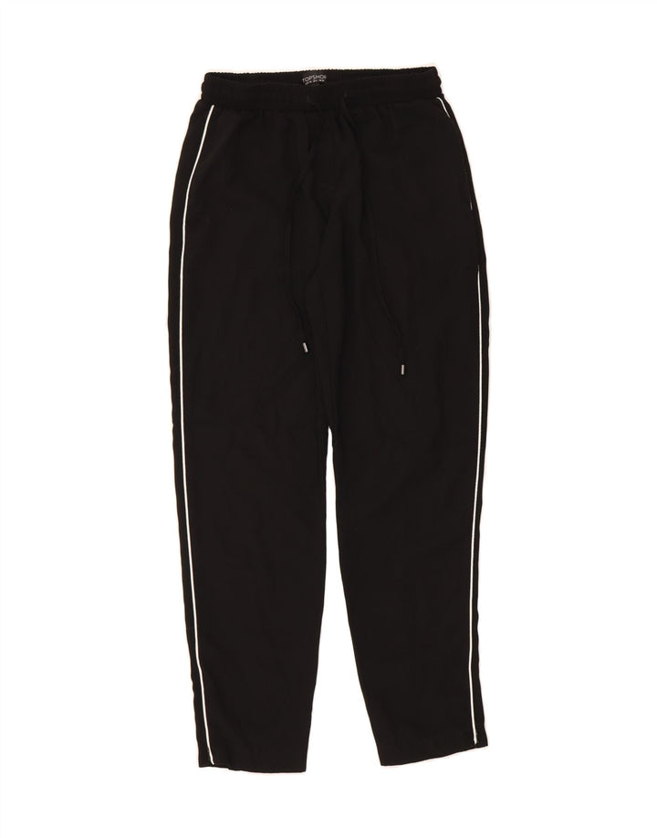TOPSHOP Womens Tracksuit Trousers UK 10 Medium  Black Polyester Vintage Topshop and Second-Hand Topshop from Messina Hembry 