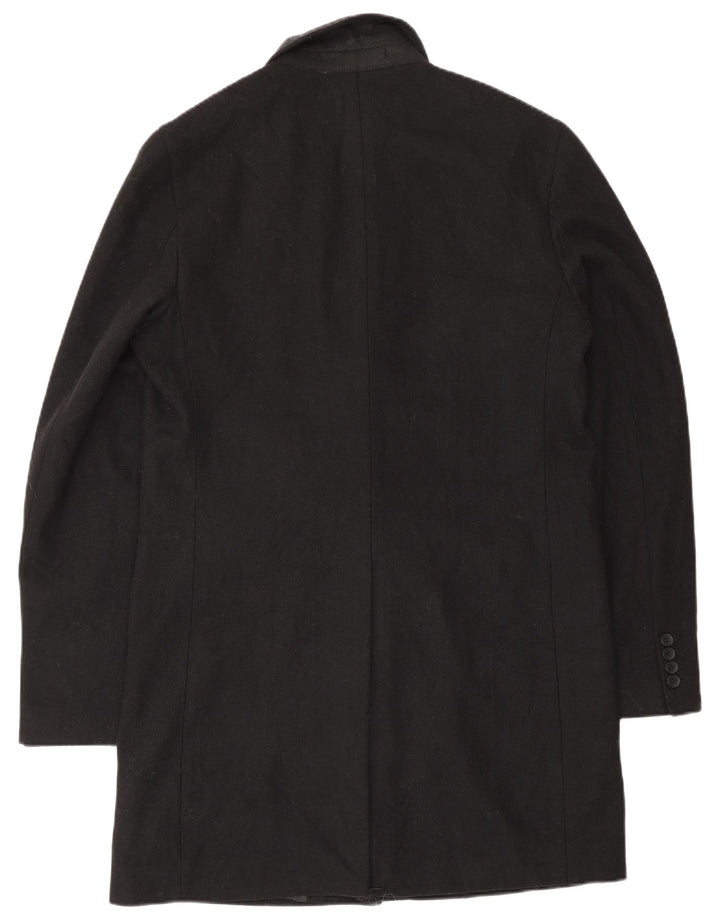 Abrigo para hombre French Connection UK 38 Lana negra mediana