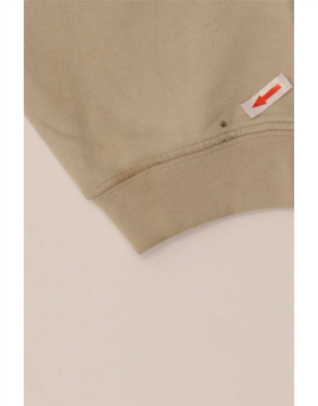 Reebok Hombre Sudadera Jumper Large Beige Algodón