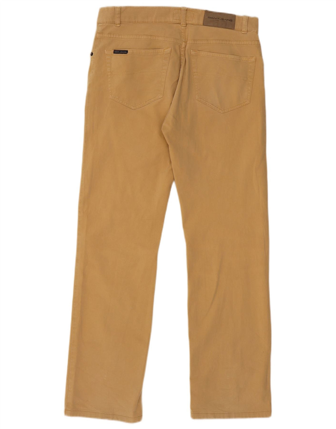 GANT Pantalón informal recto para hombre W32 L31 Algodón beige