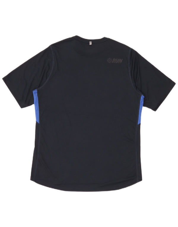 Camiseta Nike Dri Fit para hombre, talla grande, color azul marino
