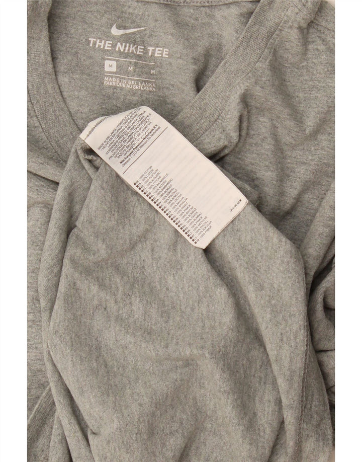 Nike The Tee Camiseta para Hombre Top Gris Medio Algodón