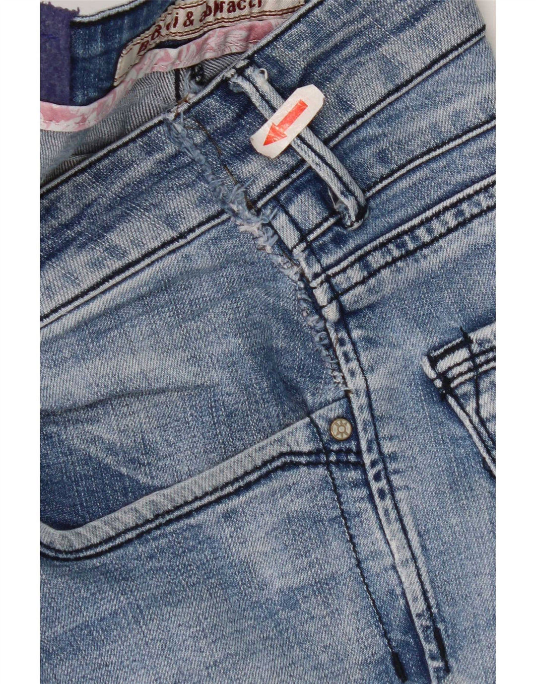 BACI & ABBRACCI Vaqueros ajustados para mujer IT 44 Medium W28 L28 Algodón azul