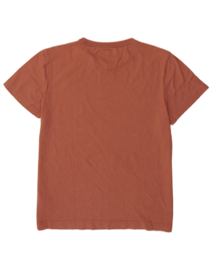 Camiseta Tommy Hilfiger Hombre Top Algodón Marrón Medio