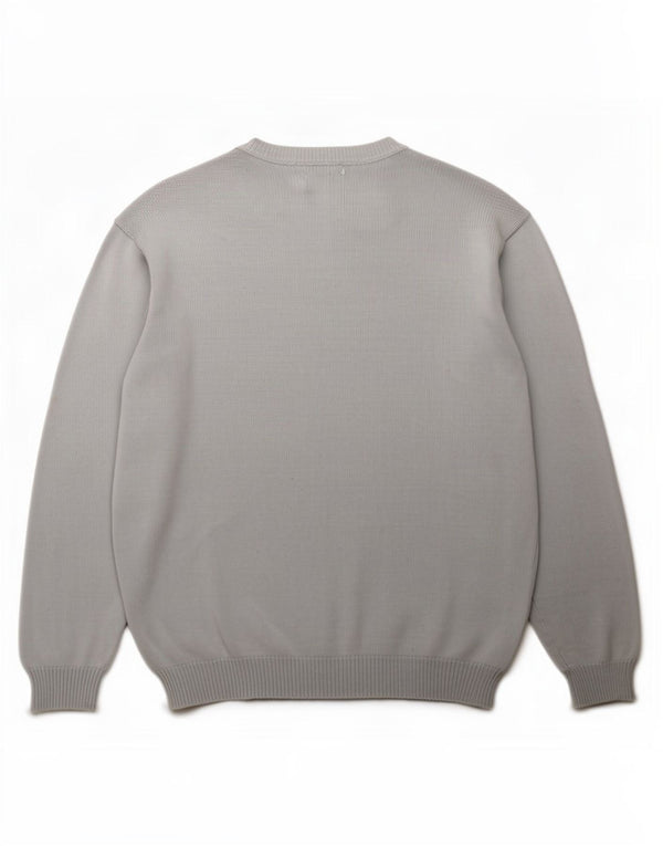 Sergio Tacchini Jersey de cuello redondo para hombre, talla grande, algodón azul