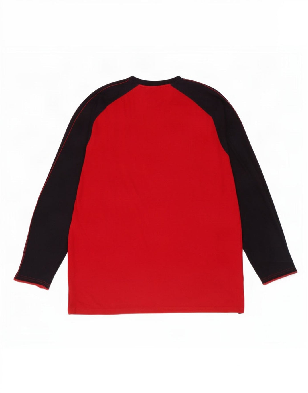 Lotto Hombre Top Manga Larga XL Algodón Color Block Rojo