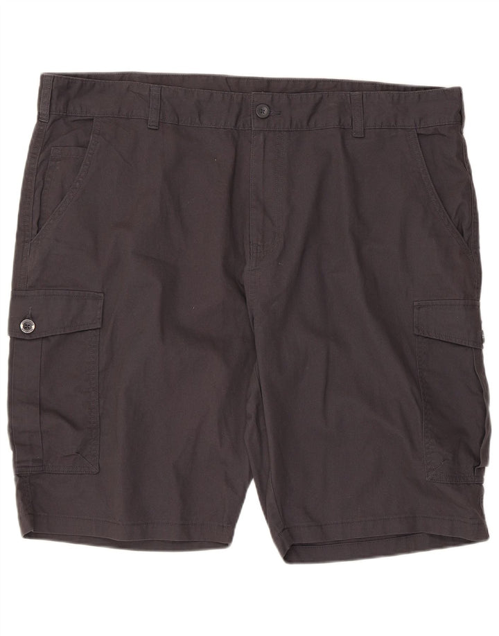 MOUNTAIN WAREHOUSE Pantalones cortos cargo para hombre W42 2XL Algodón gris