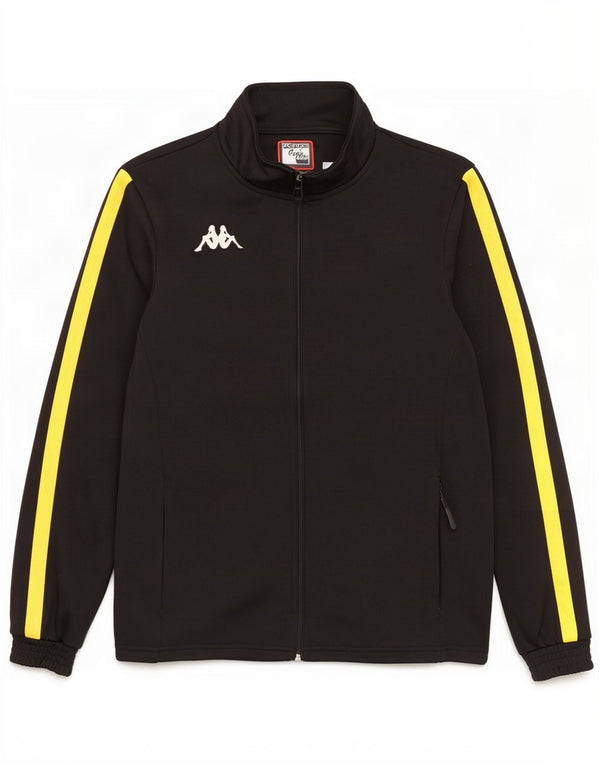 Kappa Hombre Chaqueta De Chándal Superior Poliéster Color Block Medium Negro