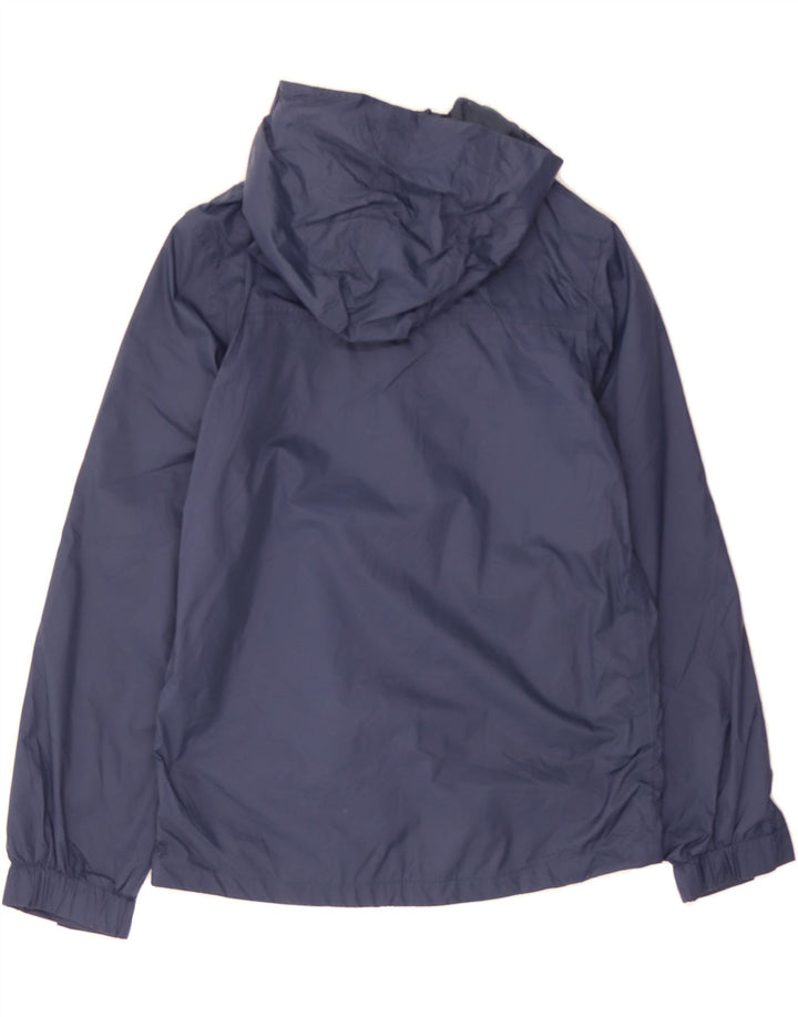 MOUNTAIN WAREHOUSE Boys Hooded Rain Jacket 11-12 Years  Navy Blue Nylon Vintage Mountain Warehouse and Second-Hand Mountain Warehouse from Messina Hembry 