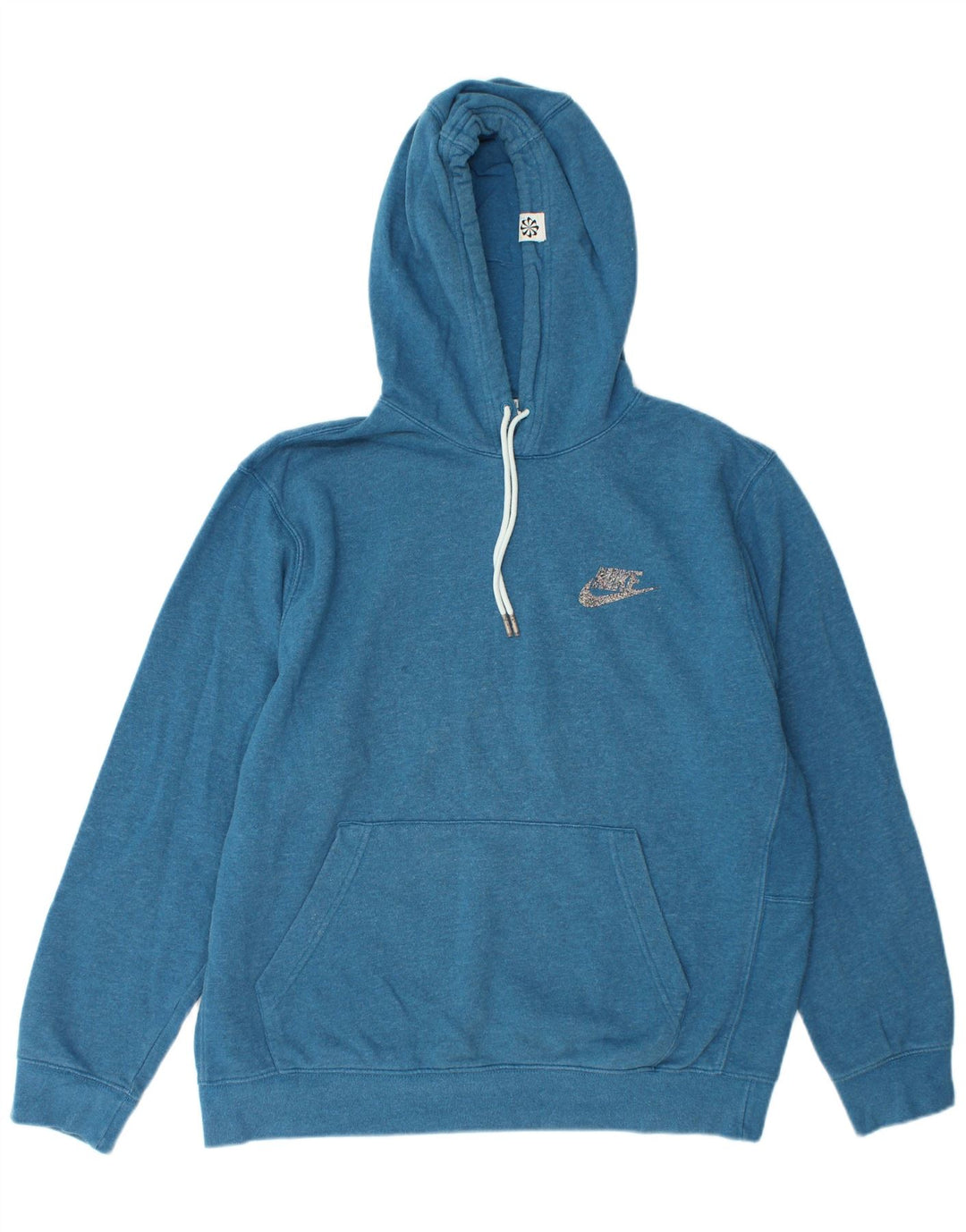 Nike Jersey con capucha para hombre, talla grande, algodón azul