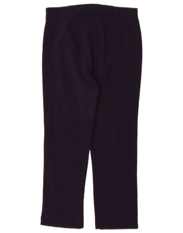 M&Co Pantalones cortos regulares para mujer UK 10 Small W26 L25 Azul marino Viscosa