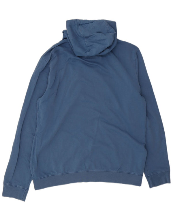 Crew Clothing Sudadera con capucha y cremallera para hombre XL Algodón azul