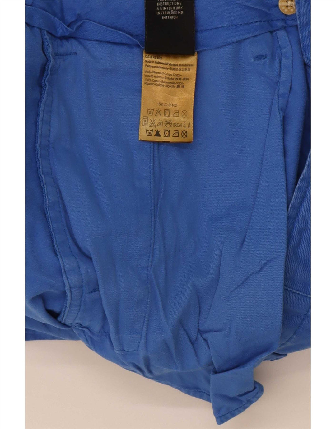 Pantalones Cortos Chinos Scotch & Soda Hombre W30 Algodón Azul Medio