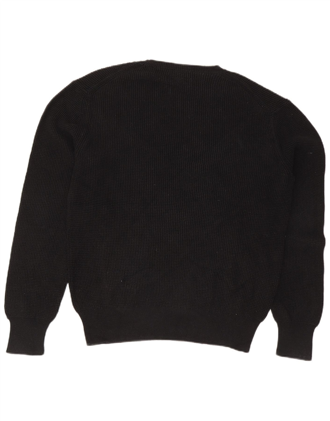 All Saints - Jersey de cuello redondo para hombre, talla grande, algodón negro