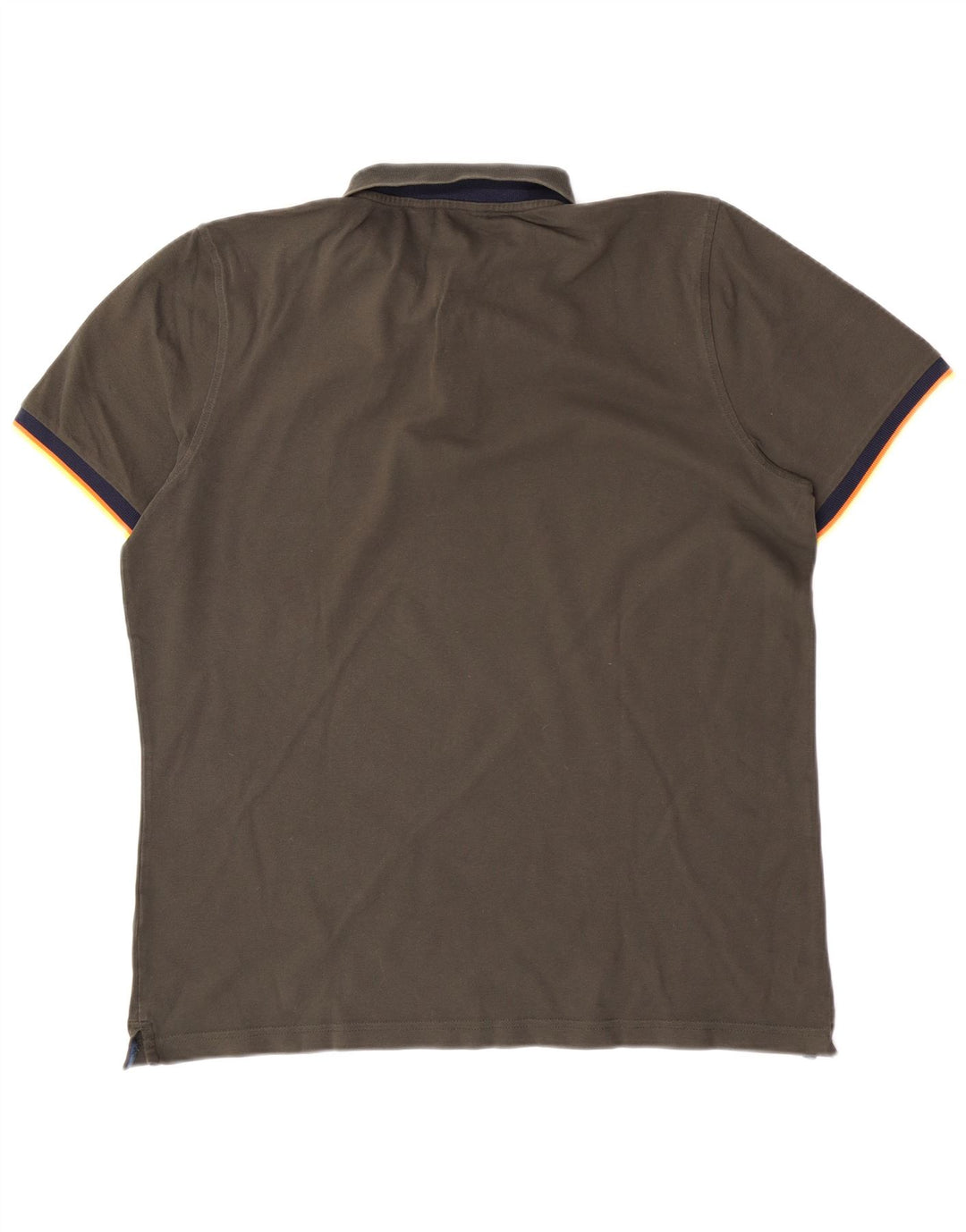 Polo K-Way Hombre XL Caqui Colorblock