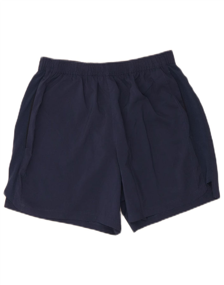 New Balance Mens Sport Shorts Small Azul Marino Poliéster