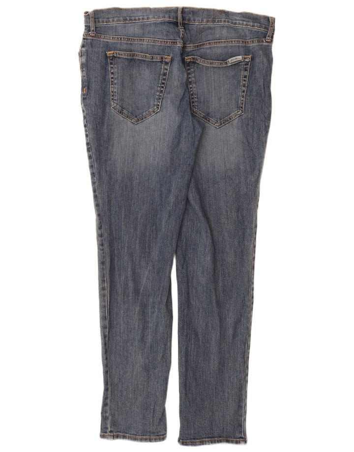Eddie Bauer Jeans ajustados para mujer US 10 Large W32 L30 Algodón azul