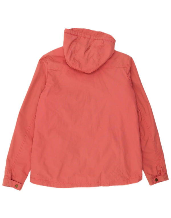 Chaqueta cortavientos con capucha para mujer Fat Face UK 42 Medium Pink Nylon