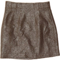 H&M Womens Mini Skirt EU 40 Medium W30  Brown Spotted Polyester Vintage H&M and Second-Hand H&M from Messina Hembry 