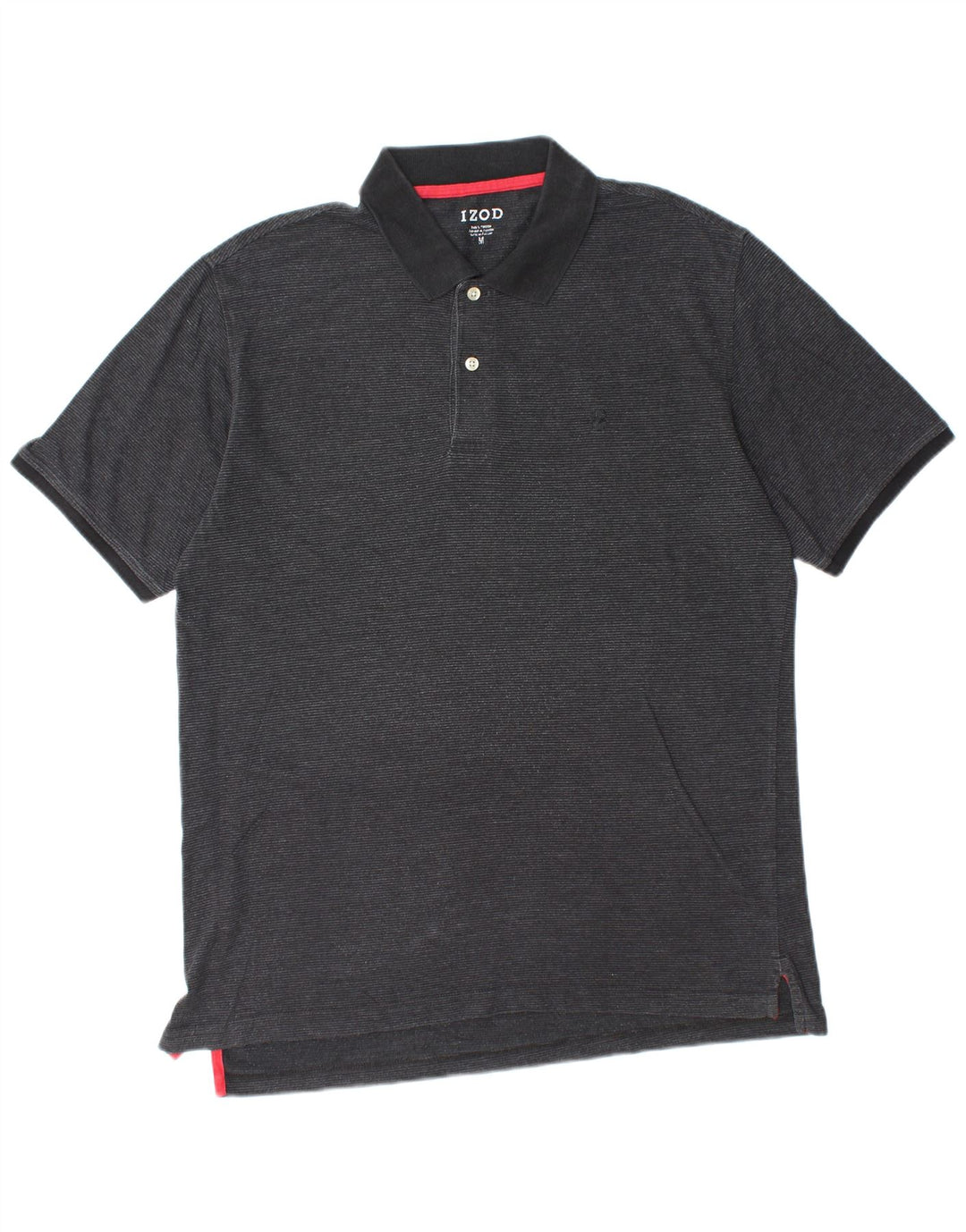 IZOD Polo Hombre Algodón Negro Mediano