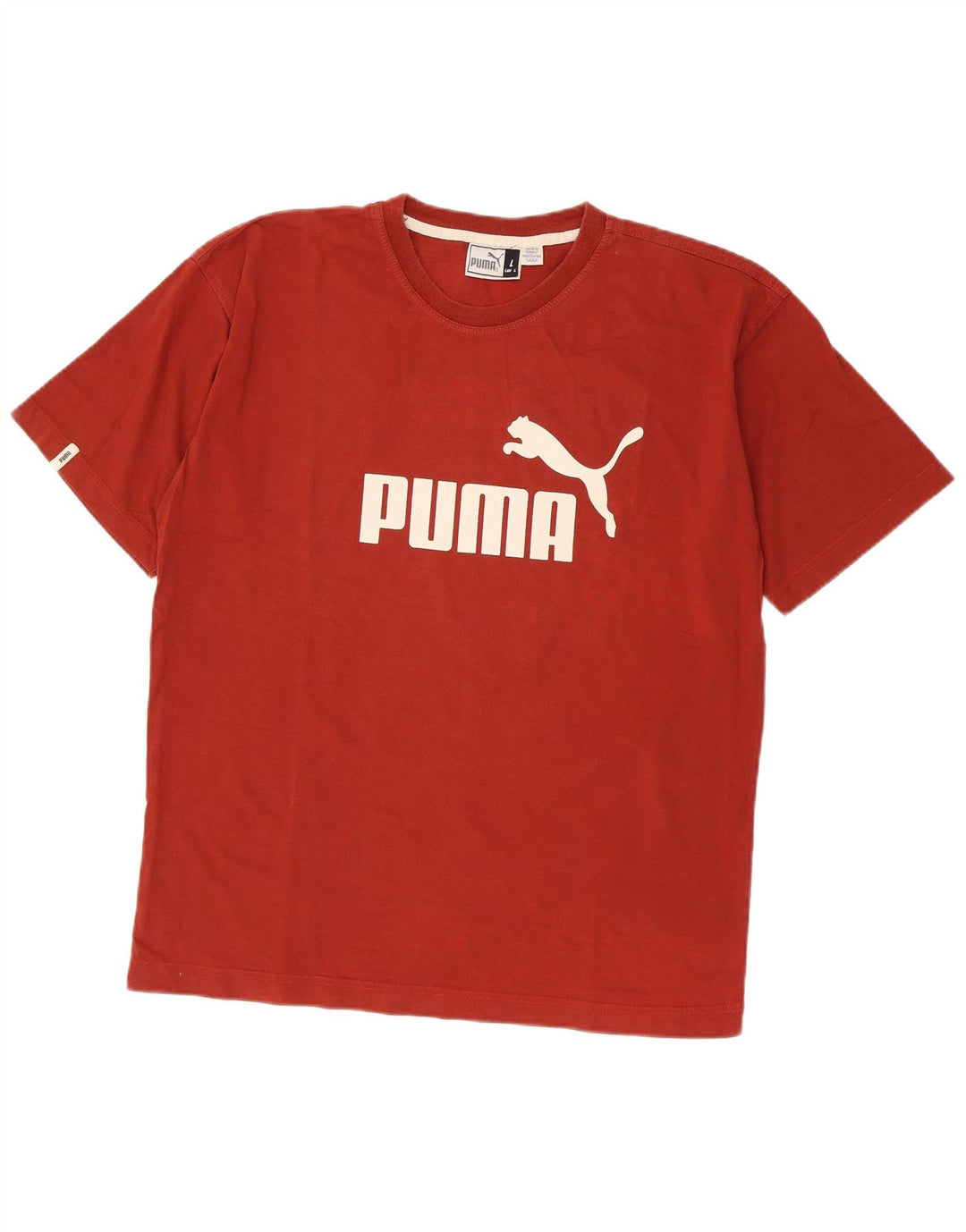 Puma - Camiseta gráfica para hombre, talla grande, color marrón
