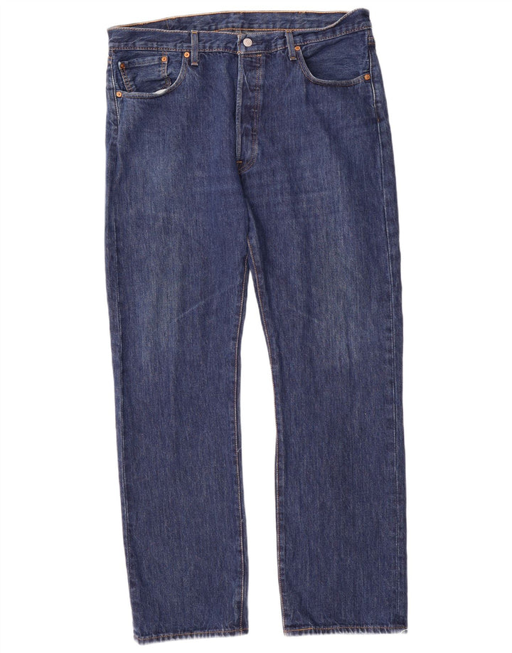 Levi's Hombre 501 Vaqueros Rectos W38 L32 Algodón Azul