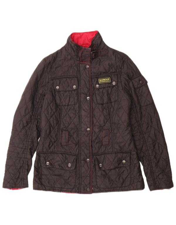 Barbour Chaqueta acolchada para mujer UK 10 Small Black