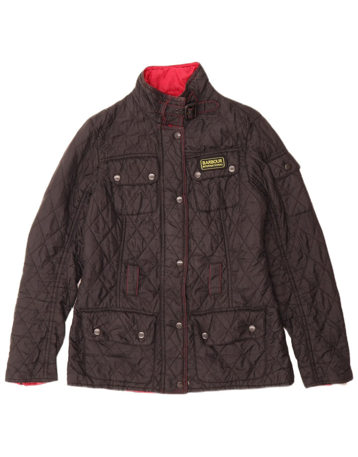 Barbour Chaqueta acolchada para mujer UK 10 Small Black