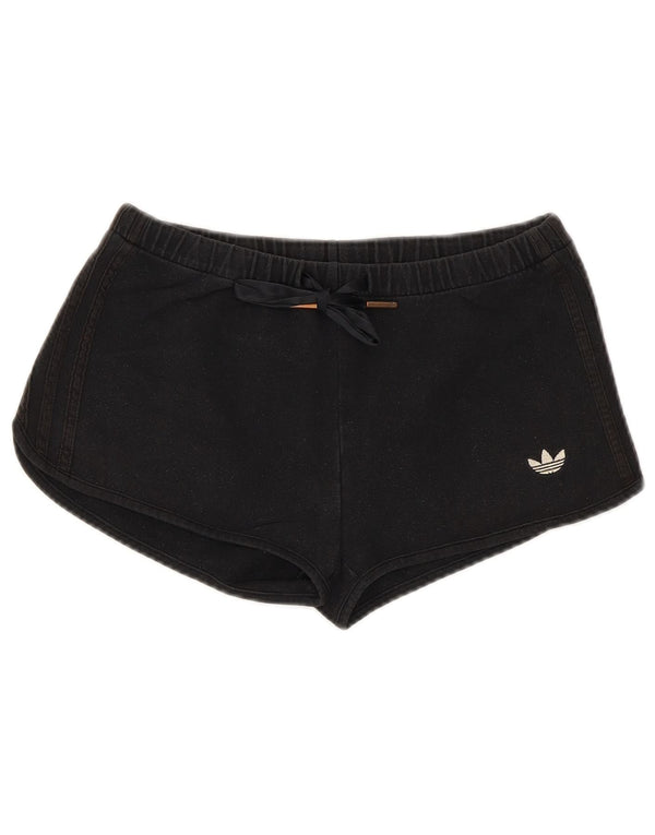 Adidas Pantalones cortos deportivos para mujer UK 6 XS Algodón negro