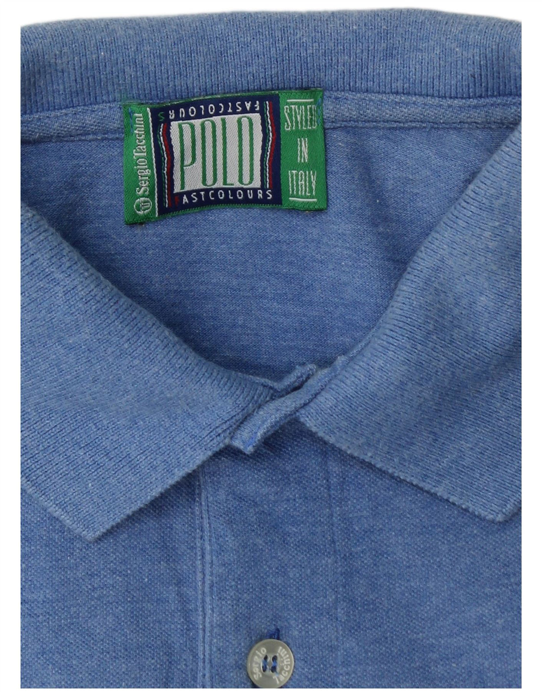 Polo Sergio Tacchini Hombre Azul Medio