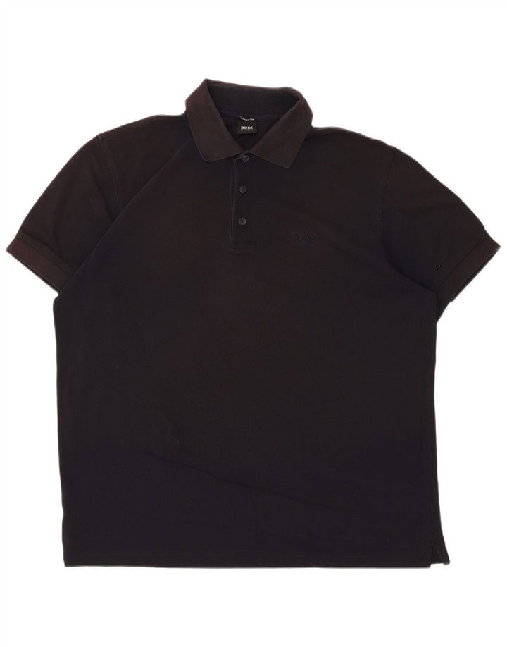 Polo Hugo Boss Hombre Grande Azul Marino