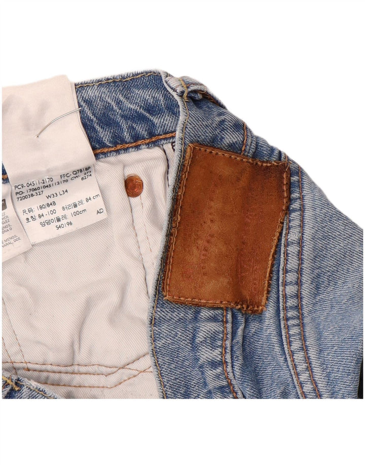 Vaqueros Levi's Mujer Slim W33 L32 Algodón Azul