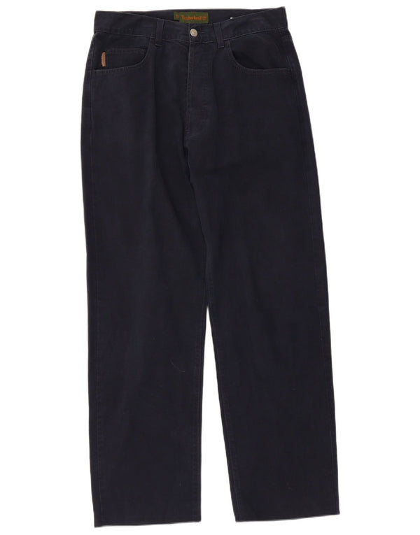 Timberland Pantalones casuales rectos para hombre W33 L29 Algodón azul marino