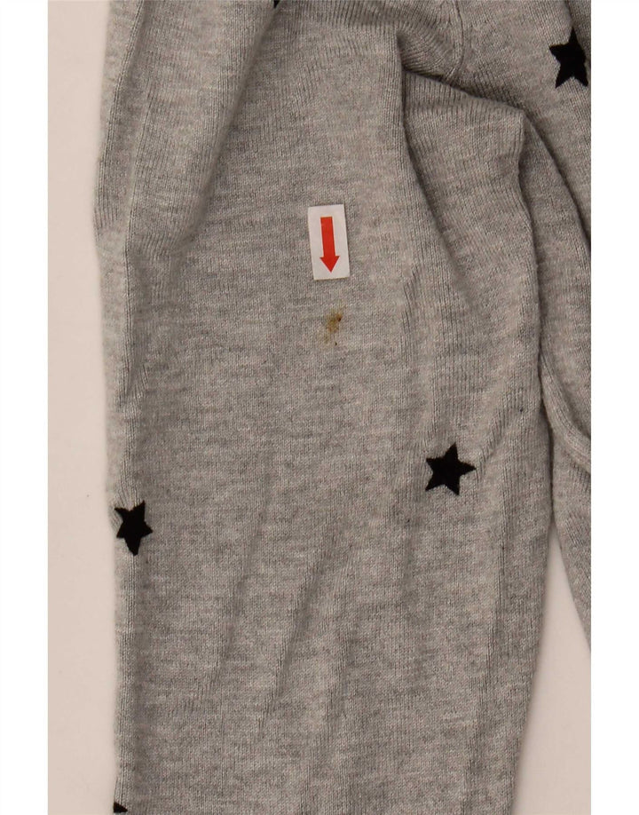 Marks & Spencer Suéter tipo cárdigan corto para mujer UK 10 Small Grey