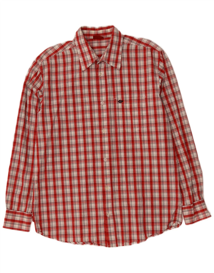 Camisa LEVI'S para hombre de algodón a cuadros rojos medianos