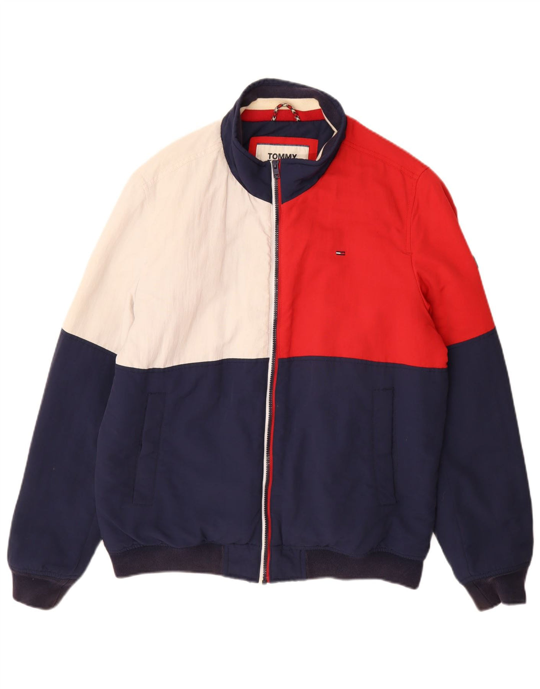 Tommy Hilfiger Chaqueta Bomber para Hombre UK 40 Grande Multicolor Colorblock