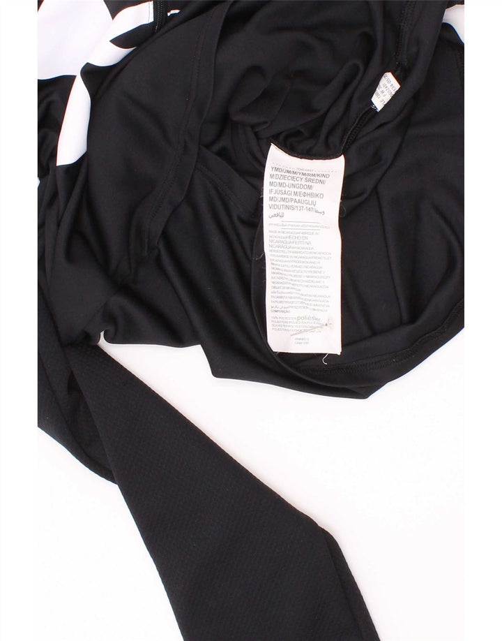 Under Armour Camiseta ajustada con gráfico de manga larga para niñas 9-10 años Mediano Negro