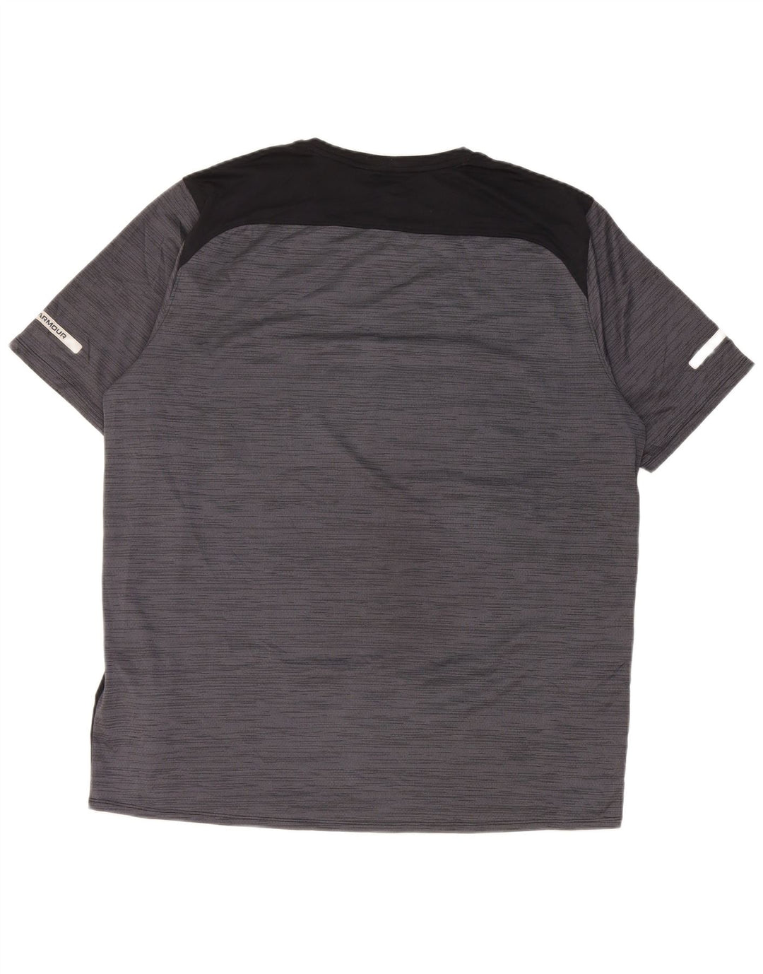 Under Armour Camiseta para hombre Top XL Gris Colorblock Poliéster