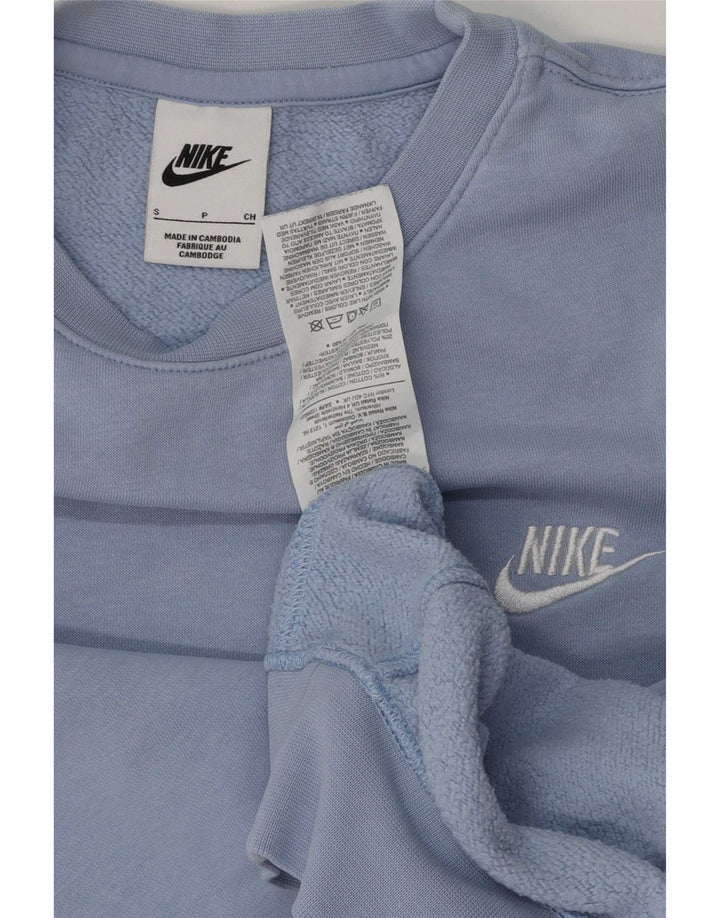 Nike Hombre Sudadera Jumper Small Azul Algodón