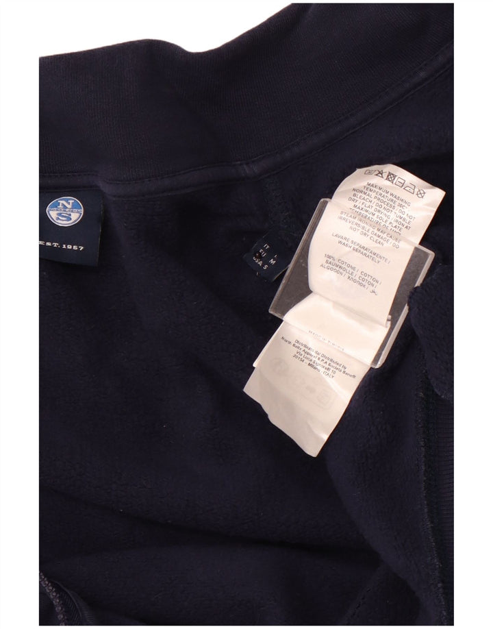 NORTH SAILS Chaqueta de chándal para hombre pequeña de algodón azul marino