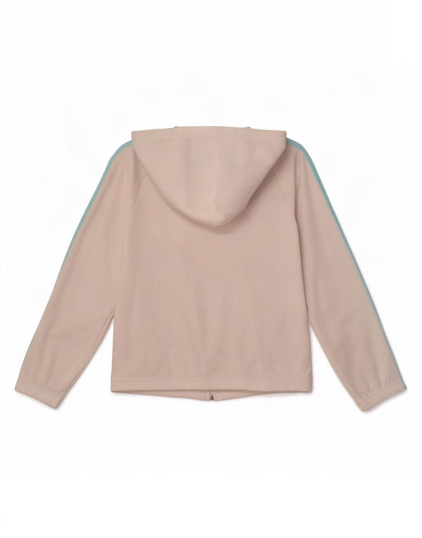 Adidas Sudadera con capucha y cremallera para mujer Reino Unido 12 Mediano Blanco Poliéster