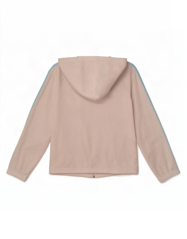 Adidas Sudadera con capucha y cremallera para mujer Reino Unido 12 Mediano Blanco Poliéster