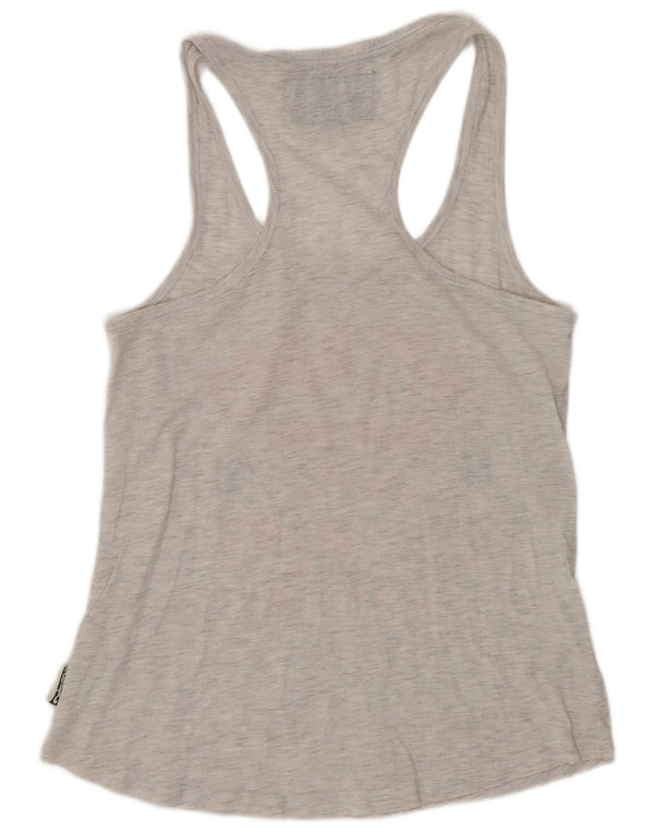 Superdry Hombre Gráfico Chaleco Top Pequeño Poliéster Gris Moteado
