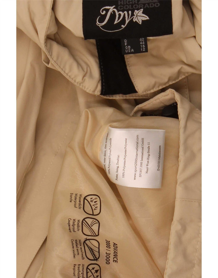 Chaqueta impermeable para mujer High Colorado UK 40 Large Beige Poliamida