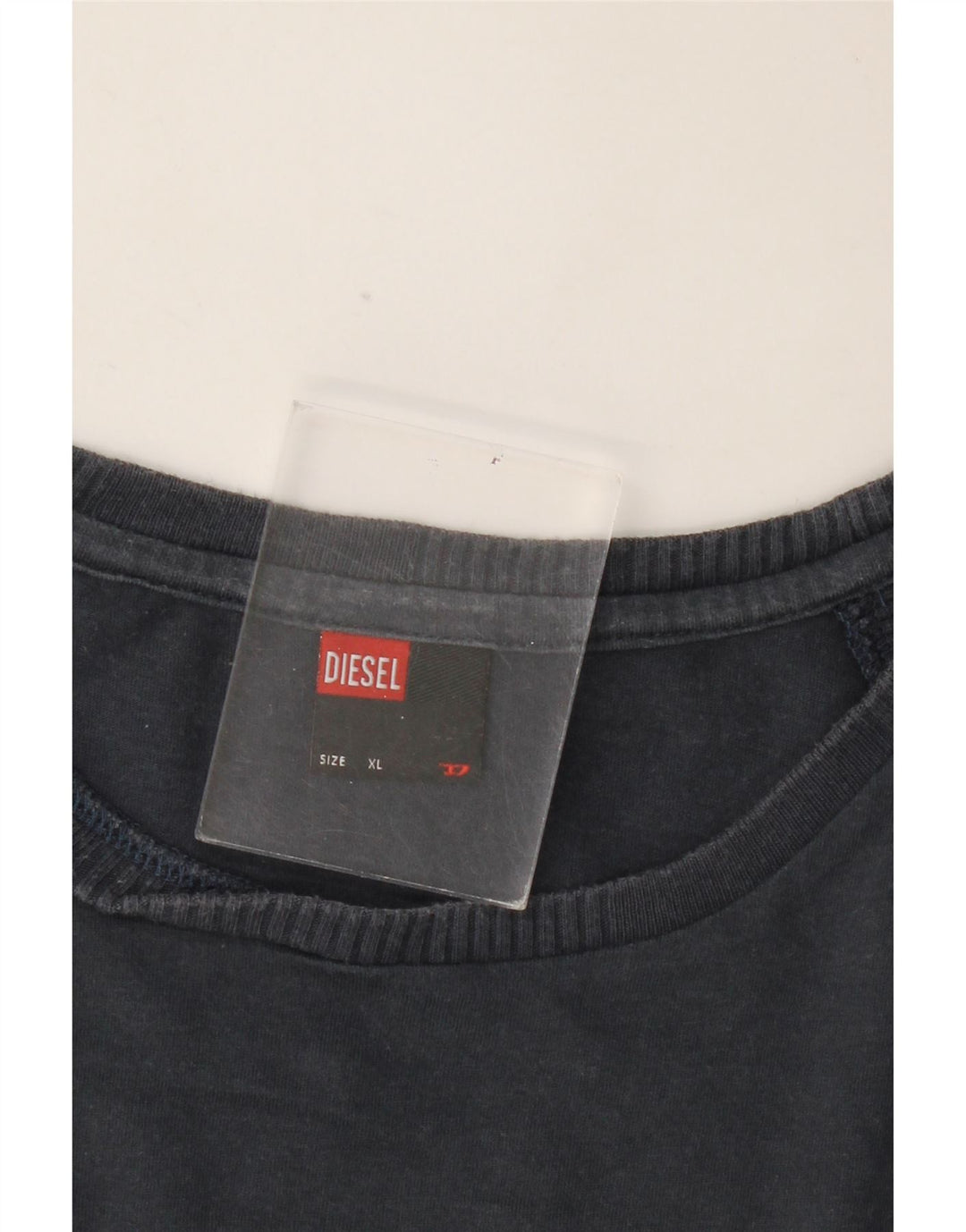 DIESEL Camiseta gráfica para hombre Top XL Azul marino