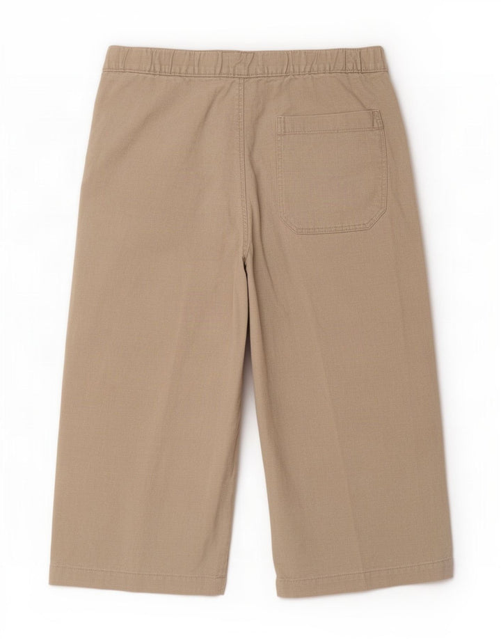Marks & Spencer Pantalón capri azul Harbor para hombre W32 Lino beige medio